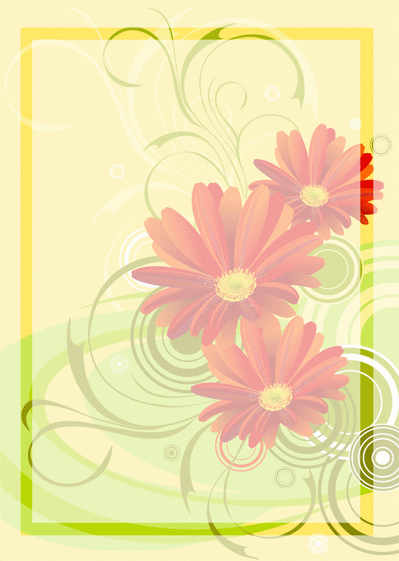 Faire-part de d&eacute;c&egrave;s avec des chrysanthemes